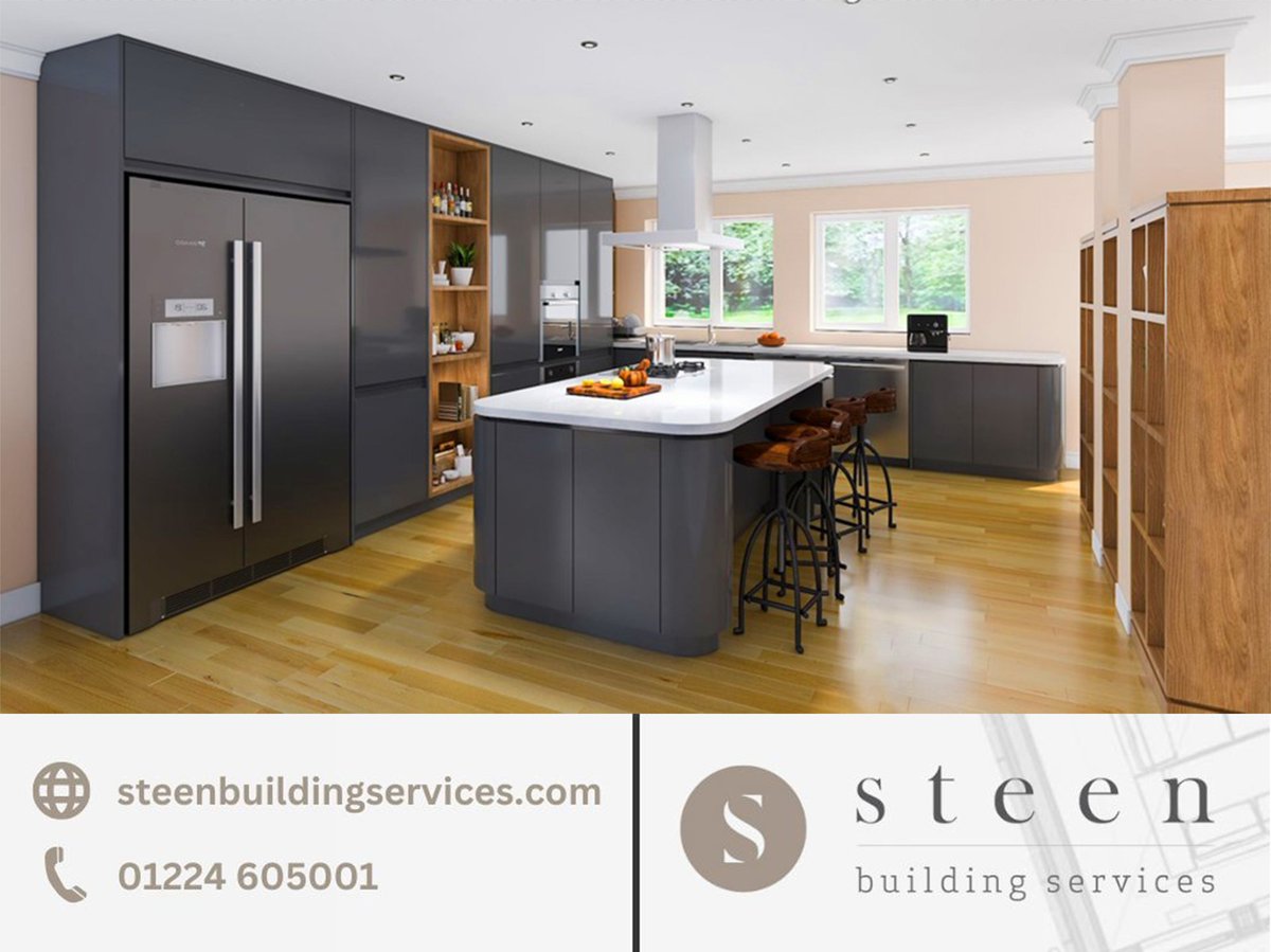 You might think this is a photo of a real kitchen, but in actual fact it's a 3D design!  

#builder #Aberdeen #Aberdeenshire #newkitchen #kitchendesign #contemporarykitchen #greykitcheninspo #kitchenideas #kitchengoals #kitchendecor #kitchenfitter #joinery #local #business