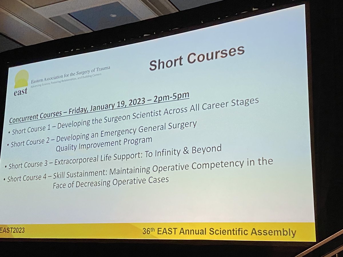 Kicking off #EAST2023 w/ President @SteinSister and program chair @talleycindy1. Also follow meeting and organization hashtags #AdvancingScience #FosteringRelationships #BuildingCareers