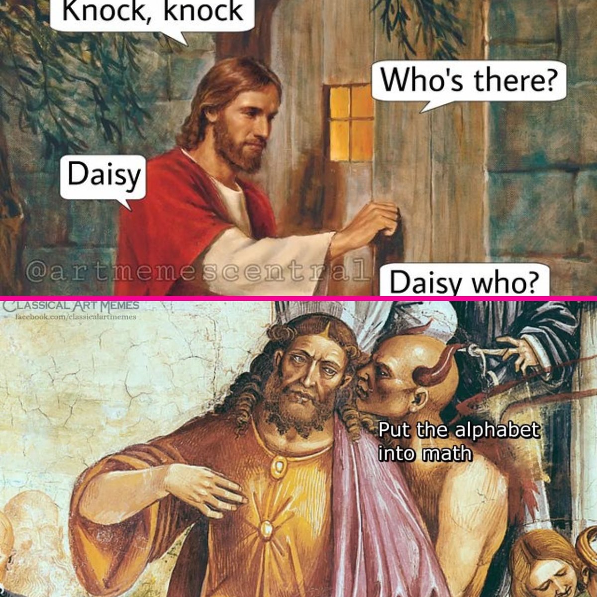 NatureExplore15's tweet photo. These Classical Art Memes Have Us Rethinking the Intentions of These Artists 🎨😂

https://t.co/nNXI7vZqik https://t.co/XGofG6wGJ1