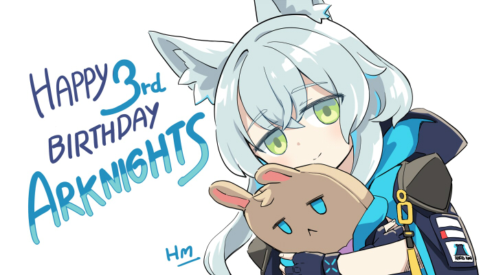 ローズマリー(アークナイツ) 「Happy 3rd Birthday to Arknights!I wish a」|HM&Tomodachiのイラスト