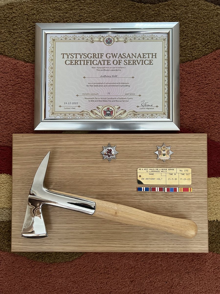 TonyH (@tonyholt66) on Twitter photo Well that’s it.. I’m officially retired from the fire service after 31 years on-call, loved every minute of it. Thanks to the crew <a href="/LlandodFire/">Llandod Fire (Stn 13)</a> and <a href="/rog_thomas/">Roger Thomas KFSM</a> for the presentation and wonderful gifts and <a href="/mawwfire/">Tân CGC / MAWW Fire</a> for allowing me the privilege to serve my community, stay safe 🚒 Well that’s it.. I’m officially retired from the fire service after 31 years on-call, loved every minute of it. Thanks to the crew <a href="/LlandodFire/">Llandod Fire (Stn 13)</a> and <a href="/rog_thomas/">Roger Thomas KFSM</a> for the presentation and wonderful gifts and <a href="/mawwfire/">Tân CGC / MAWW Fire</a> for allowing me the privilege to serve my community, stay safe 🚒