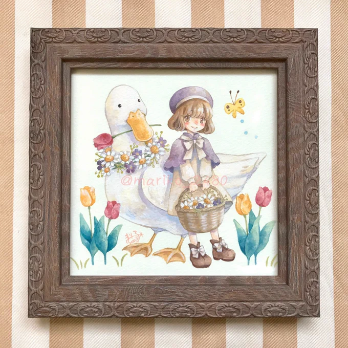 #あなたの春を待ってる作品を見せて最近の絵で春っぽいのあまり無かった…春はなんと言ってもお花が描きたくなりますね 