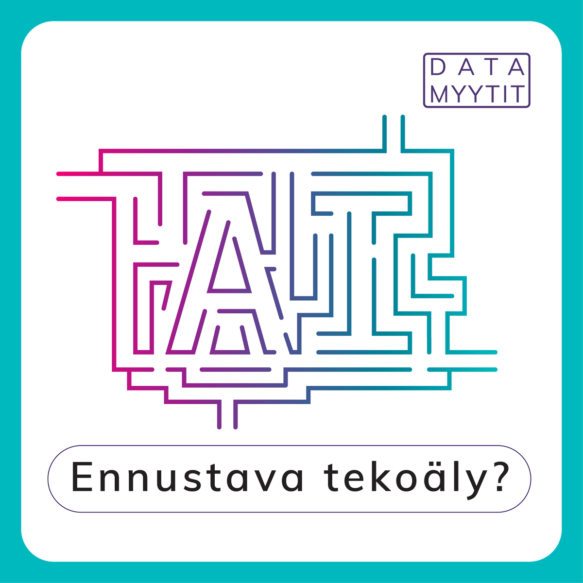 DataLit_SRC's tweet photo. Ennustava teköäly?
Kykeneekö tekoäly oppimaan syy-seuraussuhteita? 🧵1/11
#datamyytit #datamythbusting https://t.co/y9gvA7N1dj