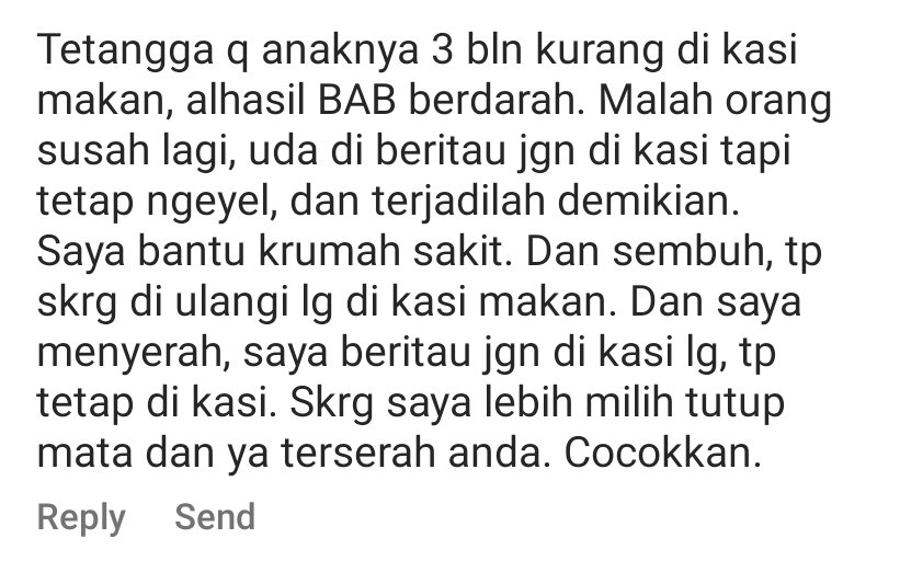 SeputarTetangga's tweet photo. Kalo udah meninggal atau sakit parah, pelaku gak mau tau. Gak mau tanggung jawab juga 😔. https://t.co/ycoTbGNTnK