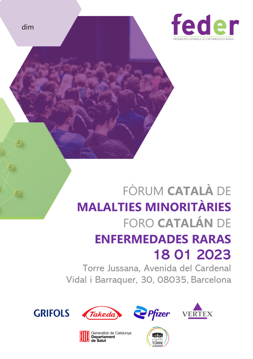asglutdiece's tweet photo. Hemos asistido al Forum de #EnfermedadesRaras y sin diagnóstico de #Catalunya en @tjussana Barcelona, representando al #DéficitDeGlut1 #asGLUTdiece
@FEDER_ONG #FOROSER23
Objetivo: Poner sobre la mesa la palabra #Equidad en relación al abordaje de las #EnfermedadesMinoritarias https://t.co/uMoTxKWtxM
