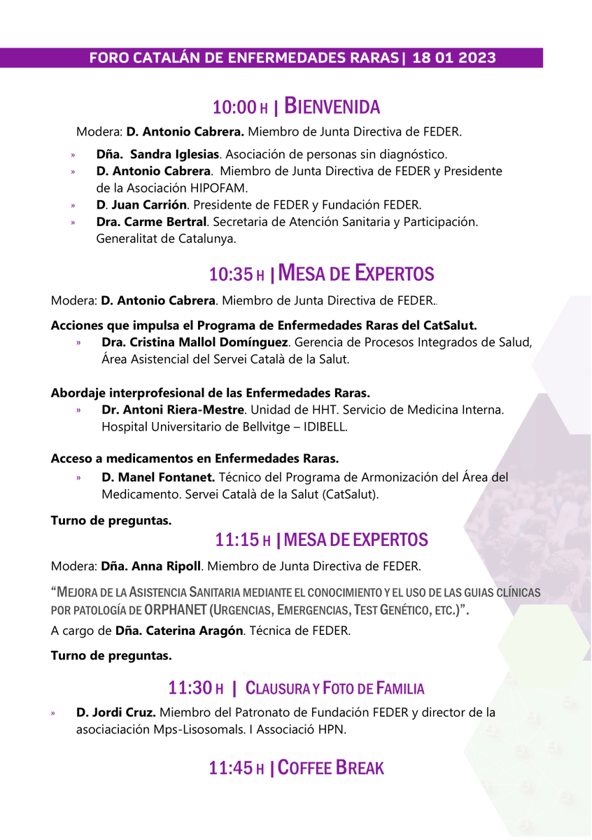 asglutdiece's tweet photo. Hemos asistido al Forum de #EnfermedadesRaras y sin diagnóstico de #Catalunya en @tjussana Barcelona, representando al #DéficitDeGlut1 #asGLUTdiece
@FEDER_ONG #FOROSER23
Objetivo: Poner sobre la mesa la palabra #Equidad en relación al abordaje de las #EnfermedadesMinoritarias https://t.co/uMoTxKWtxM
