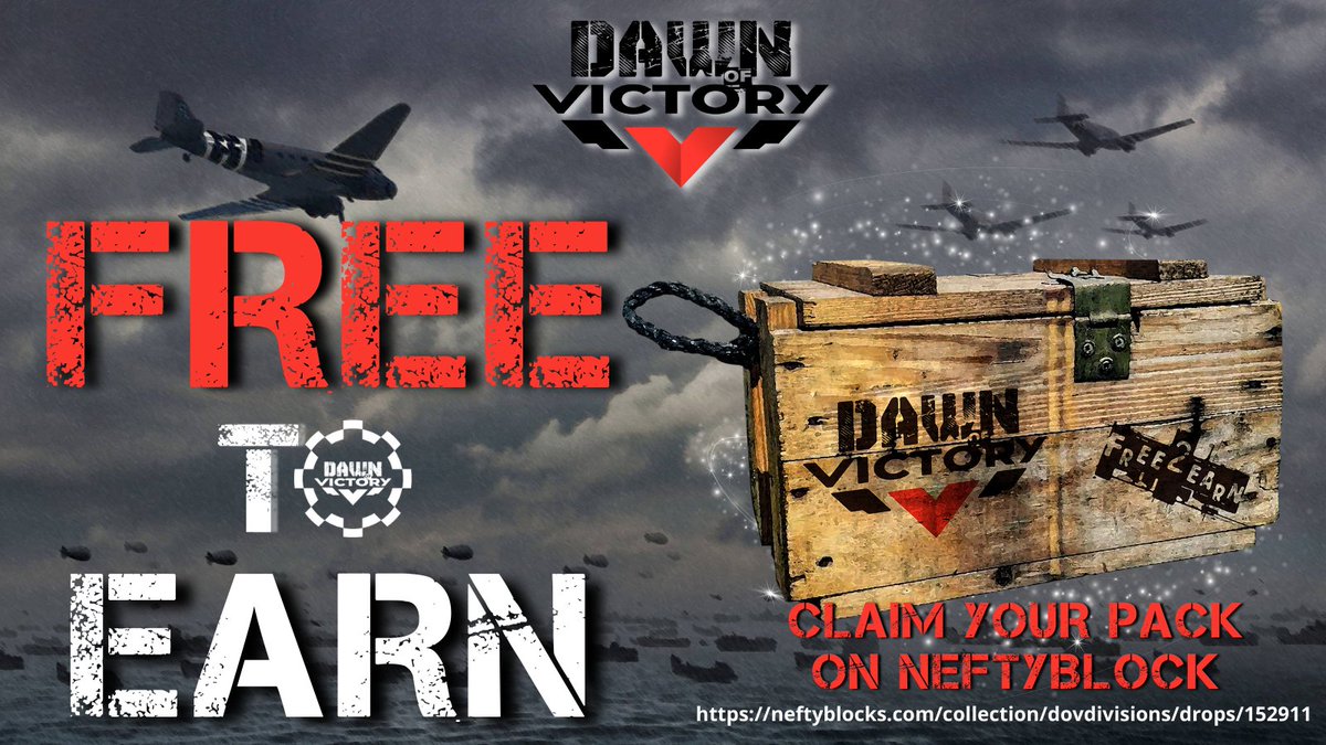 🪖 Soldiers! 🪖

🚀Unlock The Door To Victory With Our FREE NFT Starter Pack!

🔗neftyblocks.com/collection/dov…

#DOVNFT is now a #Free2Earn Game – Play for Free and Earn as you Go ✨

Stay tuned... More to come! 👀👀

<a href="/neftyblocks/">NeftyBlocks</a> <a href="/AtomicHub/">AtomicHub</a> <a href="/WAX_io/">WAX</a> #waxfam #freetoplay #FreeNFT