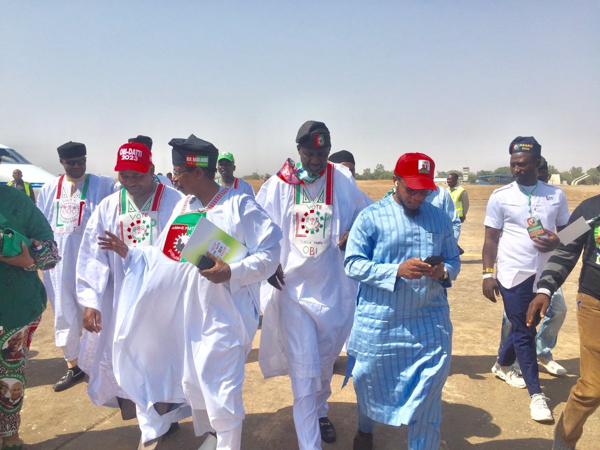 joe_asake's tweet photo. It is with the utmost honor and privilege that I welcome the next President of Nigeria, @PeterObi, to Kaduna State for the historic Presidential Rally of our esteemed @NgLabour.

#ObiDattiInKaduna 
#Obidatti023 
#SecureKaduna
#RestoreHope https://t.co/e3CSatLnGW