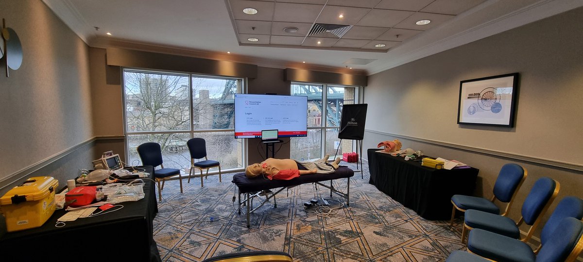 QEResus's tweet image. All set up for the first ALS of 2023 @hiltonnewca, good luck to all the candidates over the next few days 🤞 @Gateshead_NHS #resus #advancedlifesupport #savinglives