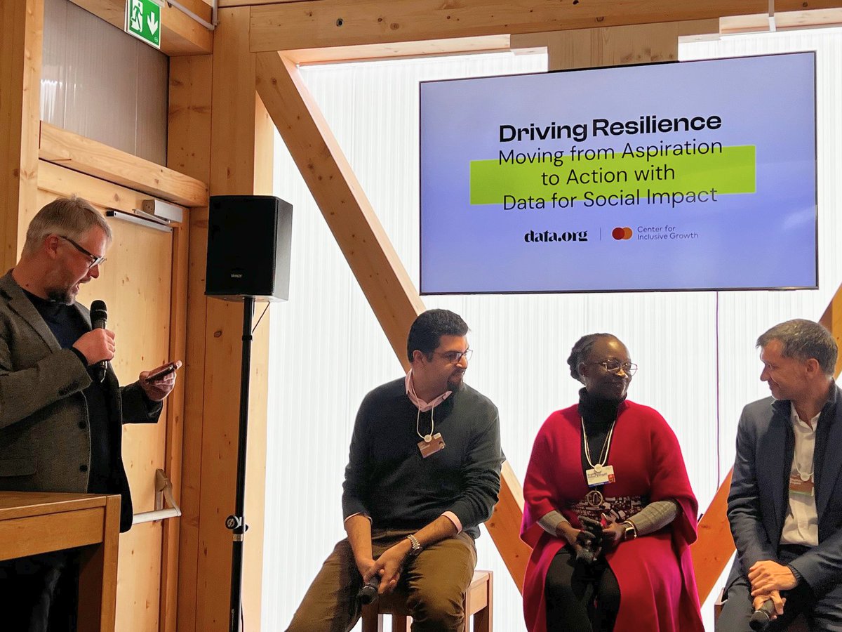 DataDotOrg's tweet photo. Thank you to our participants at #wef23 for an inspiring conversation on how to #AccelerateImpact in the field of data for good! 👏 @MikeFroman @tkb @AngieNicoleOD @MichaelLFaye @DuguinStephane @MikhailovDanil https://t.co/49p4BaZzlx