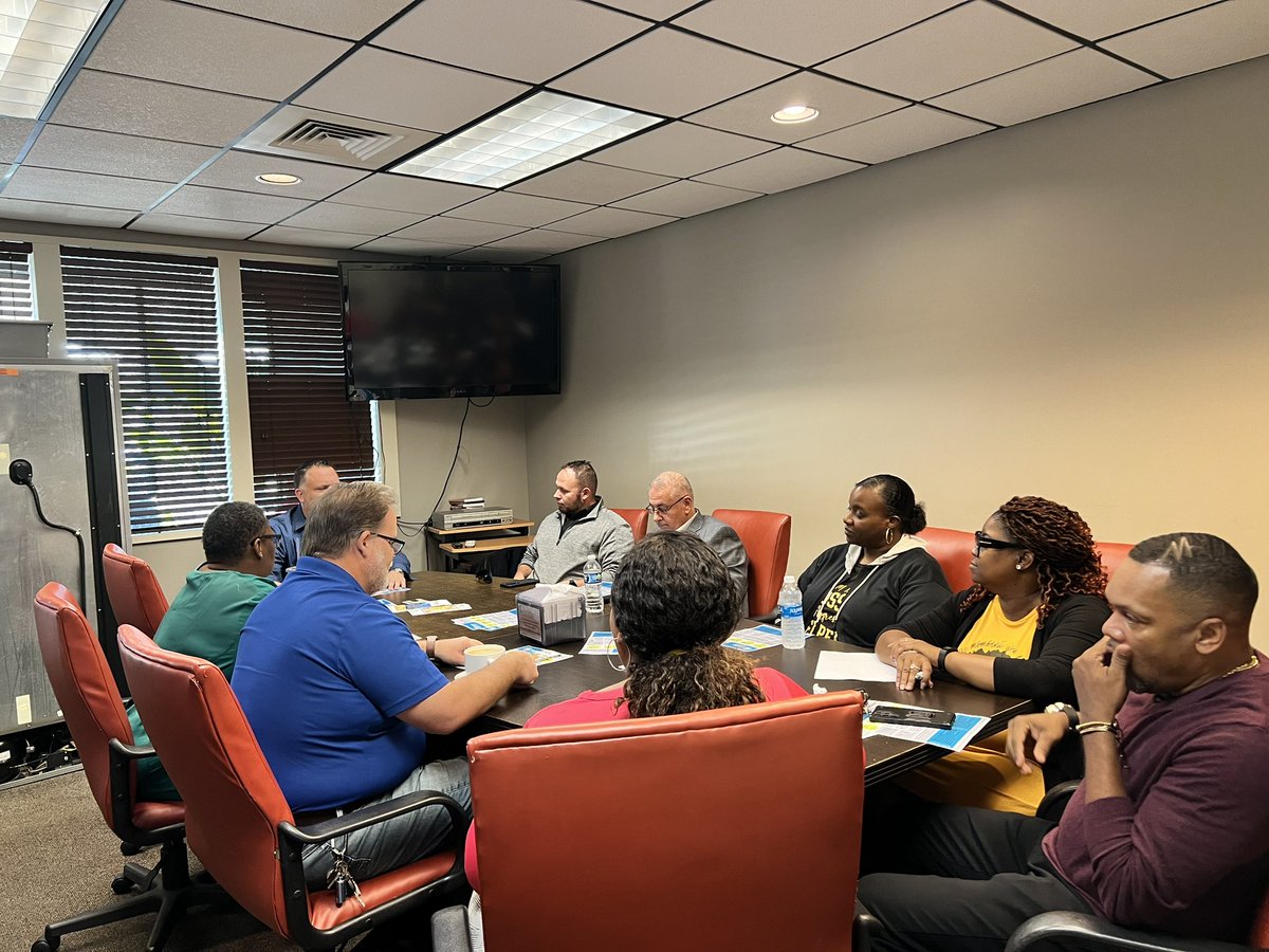 HabitatTBG's tweet photo. Full house for the first Cup of Joe with the CEO of 2023! Breaking misconceptions about the Habitat Homeownership Program and inviting West Pasco community members to get engaged with the mission. 

#HabitatPinellasPasco https://t.co/YaQfawM8pp