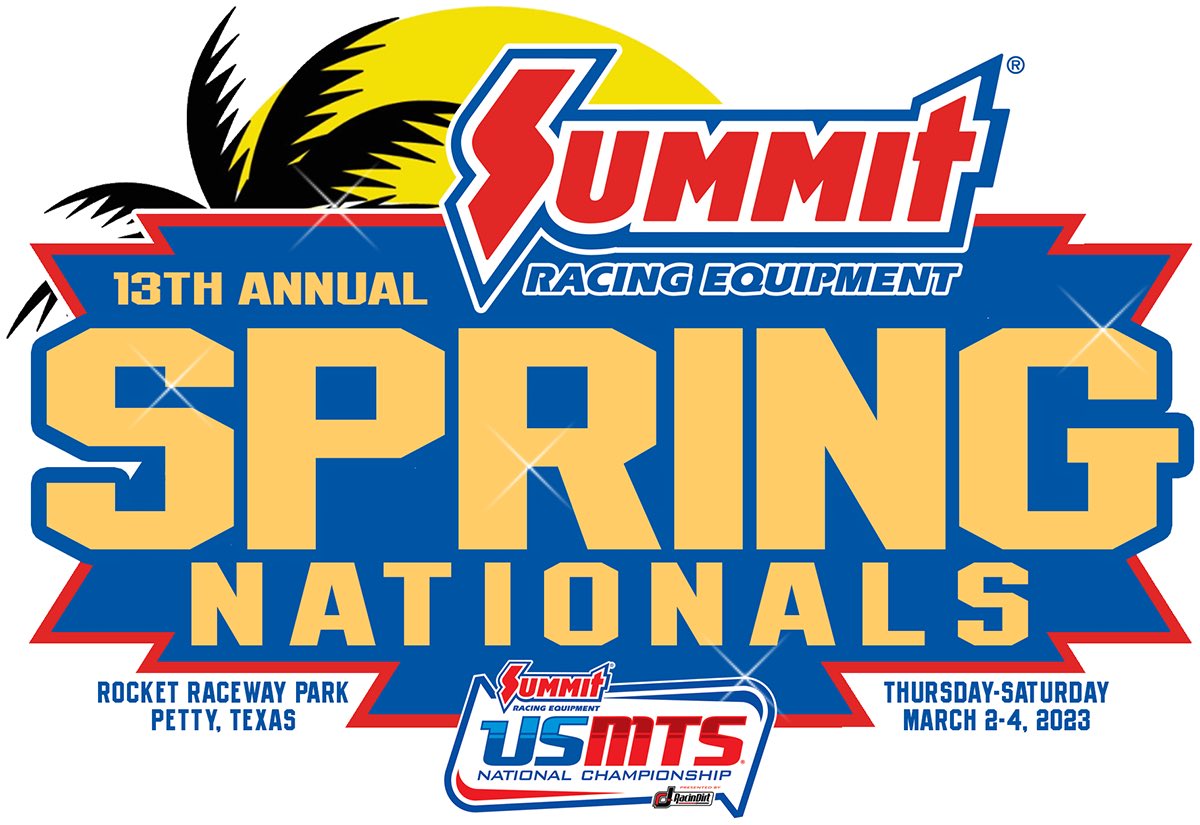 🔥🔥 𝐆𝐄𝐓 𝐈𝐓 𝐎𝐍 𝐘𝐎𝐔𝐑 𝐌𝐈𝐍𝐃 🔥🔥

USMTS - United States Modified Touring Series makes its 𝙊𝙉𝙇𝙔 trip to Texas on March 2-4 for the 13th Annual Summit Racing Equipment Spring Nationals! 🚀