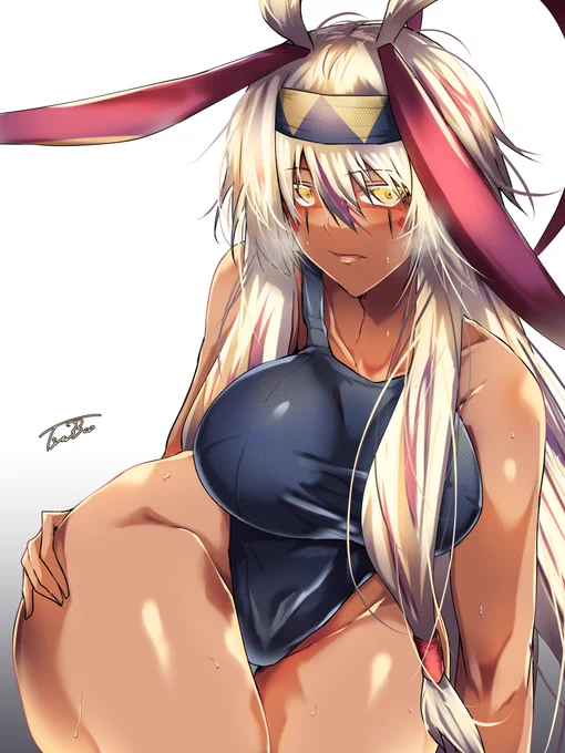 ニトクリスオルタちゃんさん突然の実装にビビり散らかしてひっくり返った勢いで描いた#FGO 