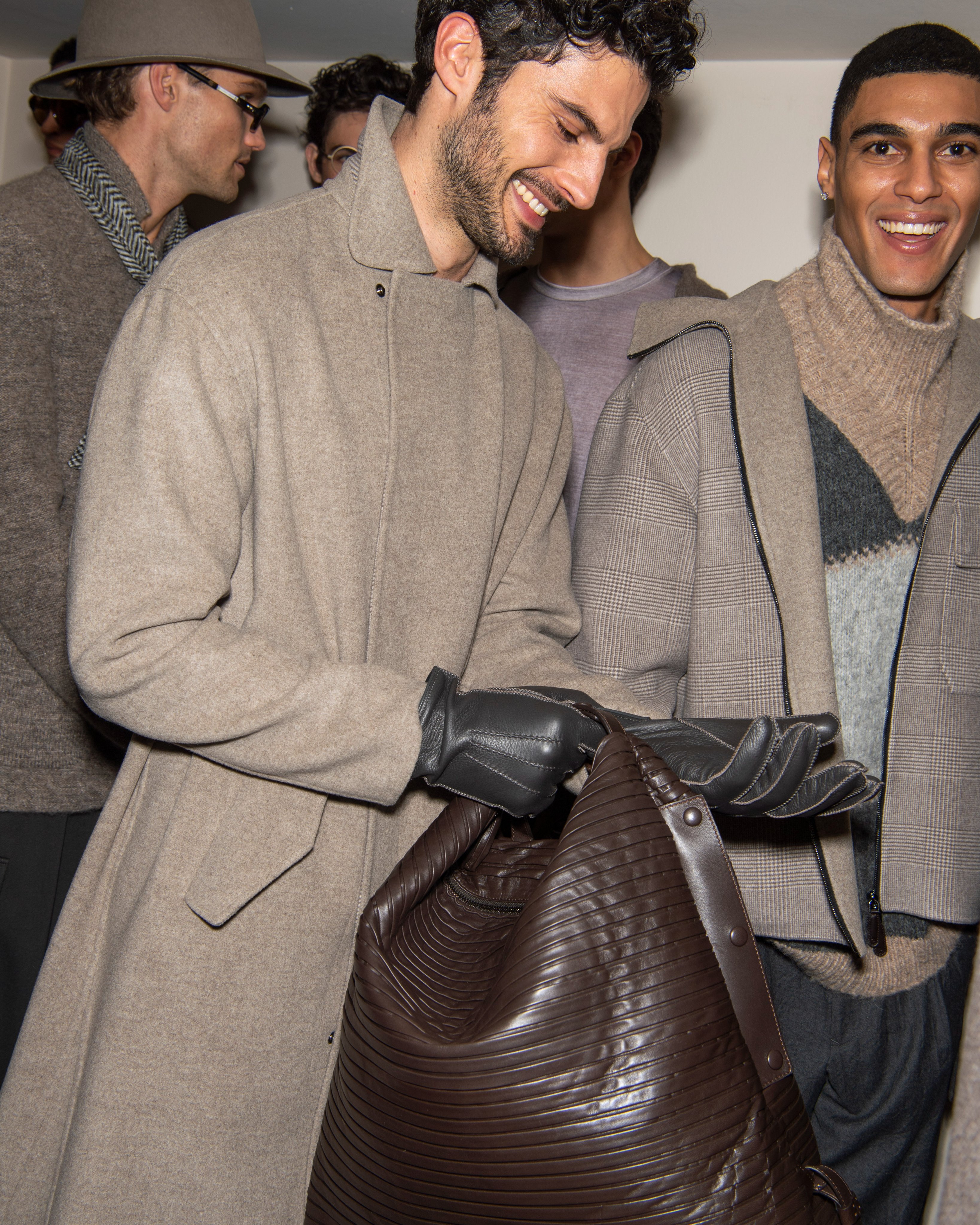 Giorgio armani cheap backstage