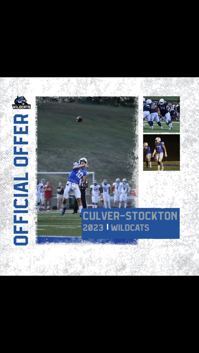 Dykel Ruscitto (@dykelruscitto) on Twitter photo #AGTG I am blessed to receive an offer from Culver-Stockton College! <a href="/CoachCutshaw/">Roy Cutshaw Jr</a> <a href="/CSCwildcatsFB/">Culver Football</a> @CSAPrepstarNY #AGTG I am blessed to receive an offer from Culver-Stockton College! <a href="/CoachCutshaw/">Roy Cutshaw Jr</a> <a href="/CSCwildcatsFB/">Culver Football</a> @CSAPrepstarNY