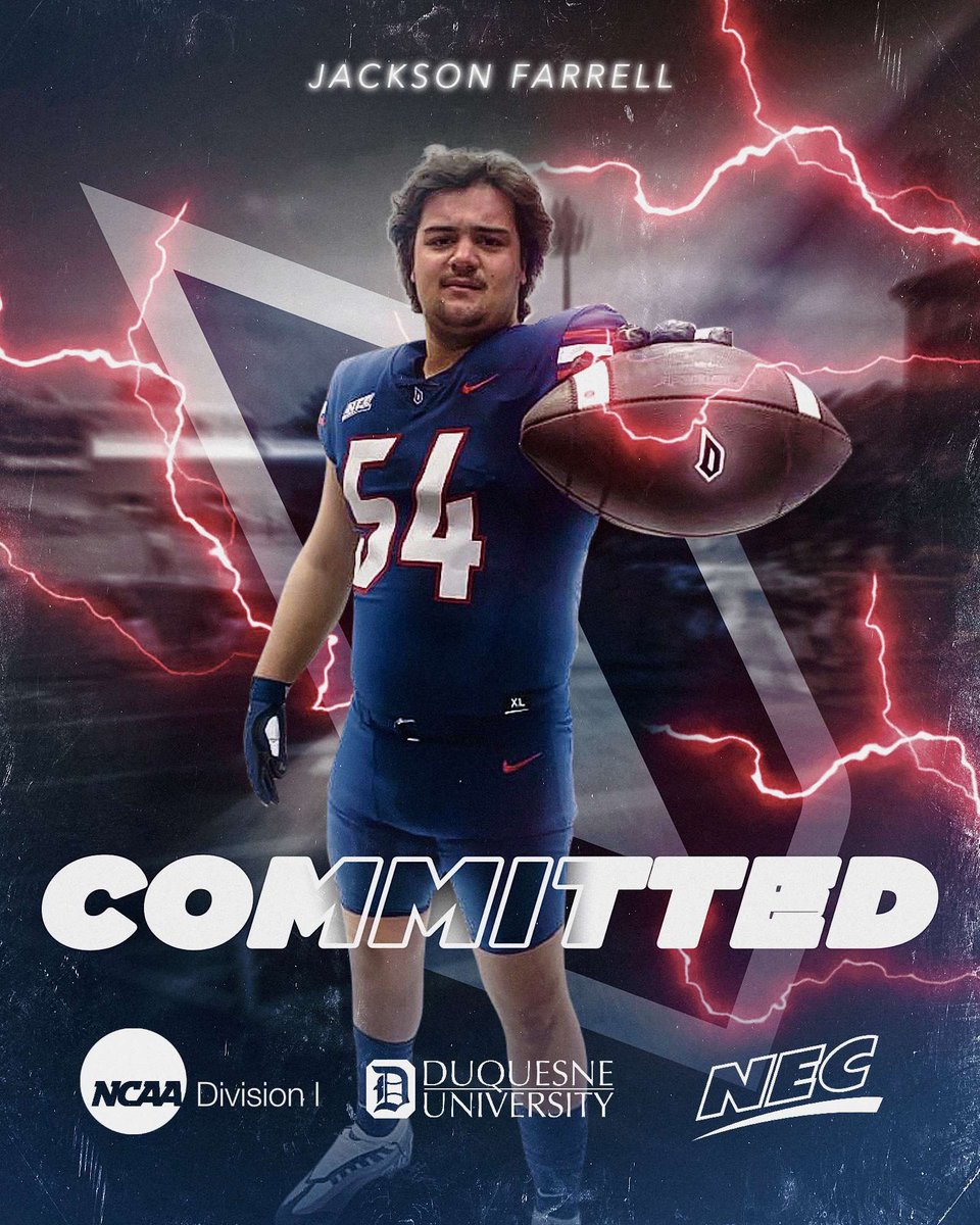 JackFarrell54's tweet image. COMMITTED🔴🔵 @CoachSchmittDU @CoachLuke_Smith 

@PCC_FOOTBALL @JasonPinkstonOL @7Twice @wpialsportsnews @210ths