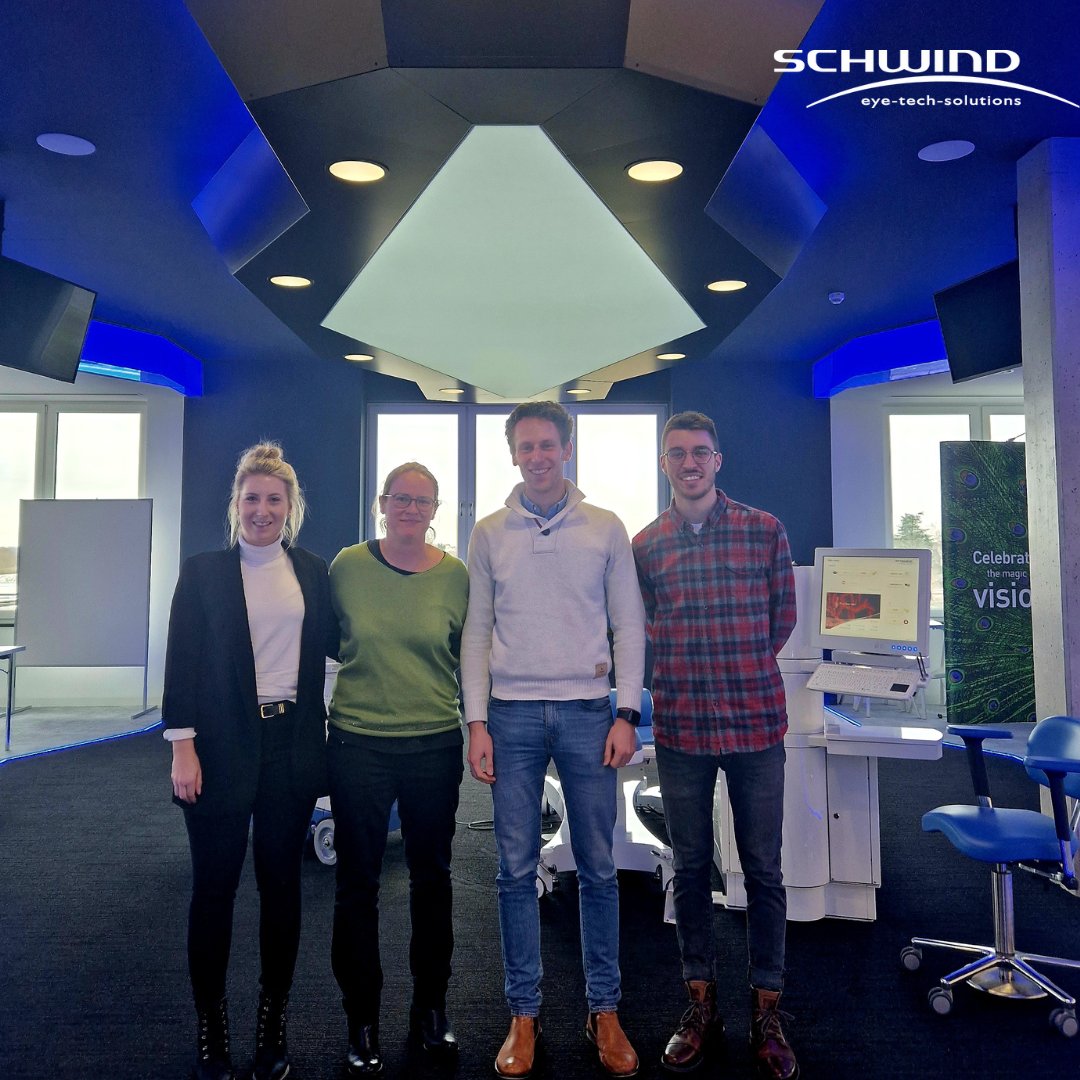 SCHWINDLaser's tweet photo. Successful AMARIS training at the SCHWIND premises for doctors from the Ophthalmology department of the University Hospital Regensburg. 🎖️🎯
#schwind #schwindlaser #training #amaris #lasik #opthalmology https://t.co/MSEhFyAK7S