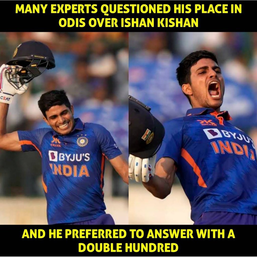 Youngest Player To Hit 200 🔥🏏

#ShubmanGill    #INDvsSL