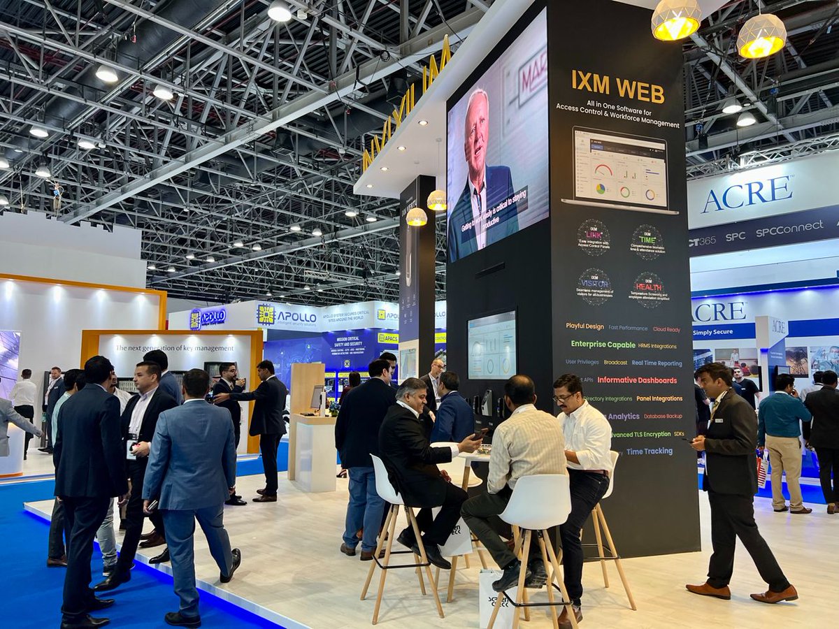Invixium's tweet photo. What an amazing 2nd day! The Invixium booth was buzzing! Special shoutout to some partners, customers and key clients for displaying Invixium products at their booth. We appreciate it!
#tradeshowlife #security #biometrics #facerecognition #fingerprintrecognition #cardreaders https://t.co/1VhjH2sbXU