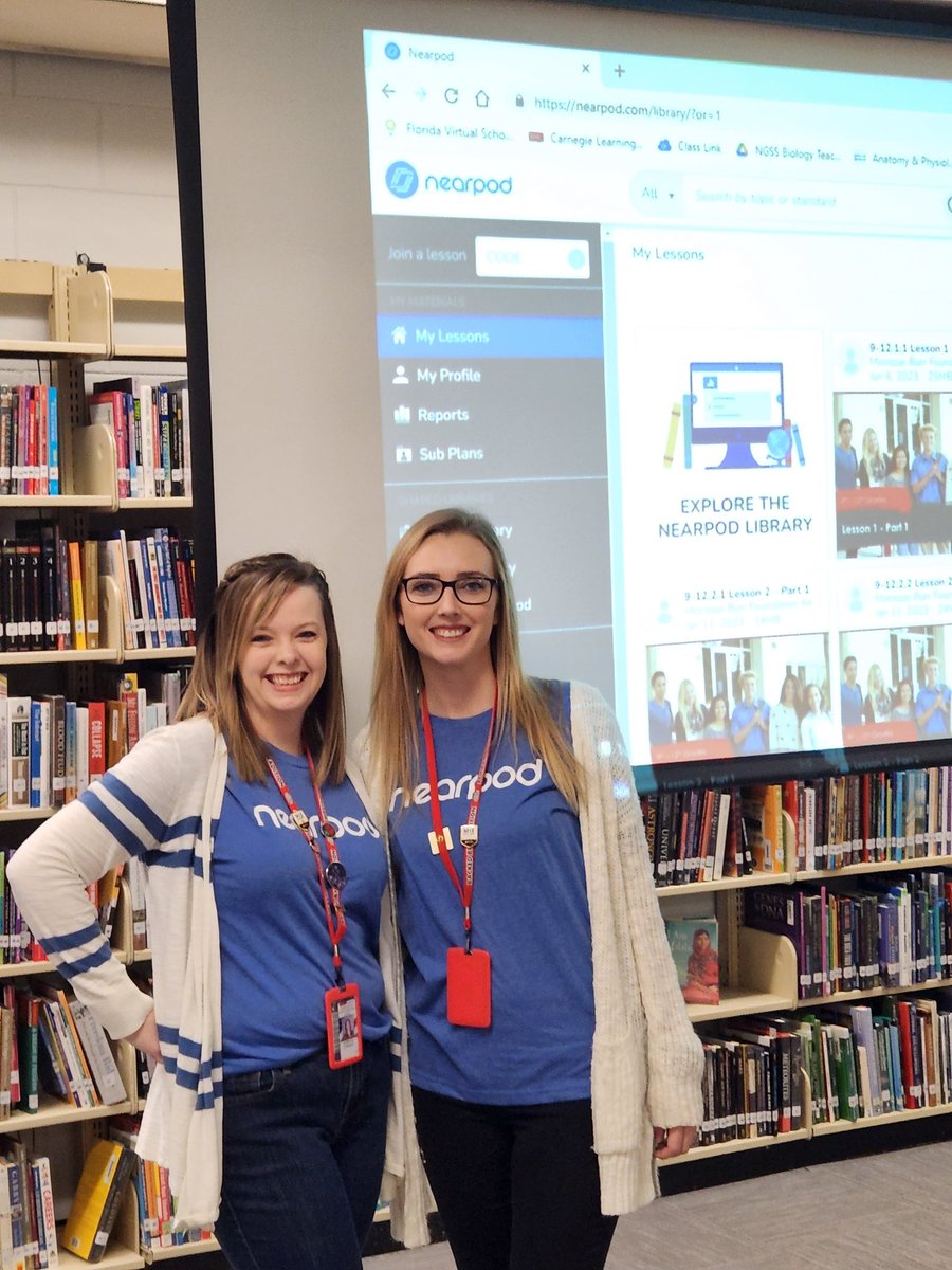 Did @MrsC_Science and I lead some small group #PD on @nearpod this morning @SSHS_Raiders high school? Yes, we did. 💙💻#staffdevelopment #MIEExpert #MIEExpertFL #MicrosoftTeams #highschoolteacher #edtech #techyteachers #floridateachers