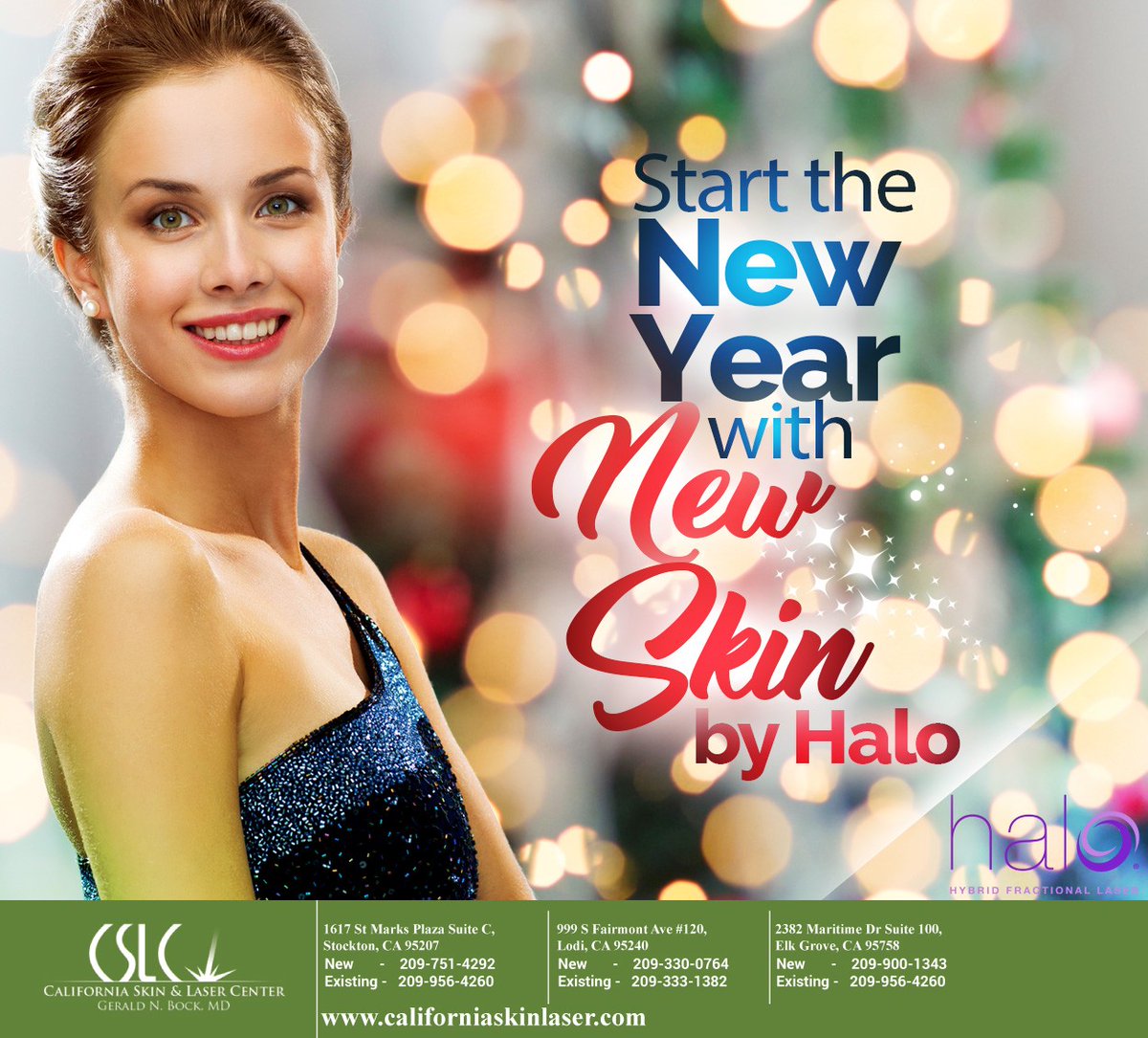 DrGeraldBock's tweet photo. Restore a youthful appearance this new year with Halo laser treatment. Halo is fully customizable and can treat signs of aging and improve skin tone and texture. Call (209) 956-4260 to schedule a consultation. #lodi #CA #californiaskinlaser #elkgrove https://t.co/Pug3eDk0cg