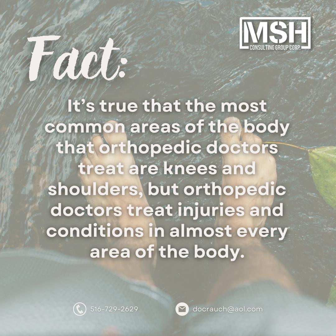 consulting_msh's tweet image. #orthopedicdoctors specialize in the diagnosis and treatment of disorders that affect the #musculoskeletalsystem. This includes bones, joints, ligaments, muscles, tendons and nerves. They also work with patients who have spine, skin and connective tissue problems.
