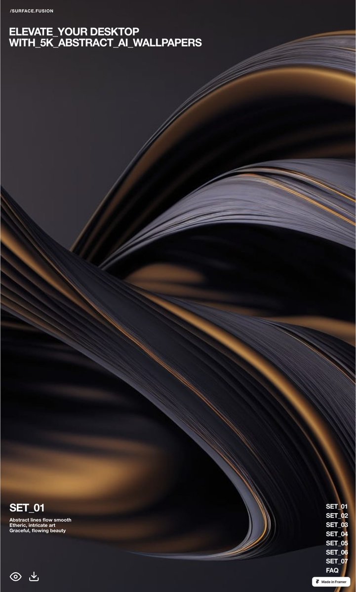 framer's tweet image. Head to our gallery to check out these truly elegant and remarkable sites, created by @reactor_brand, @mertcaneyriyer, @Goldips_app, and @theashariqbal

bit.ly/3ZGQNj0