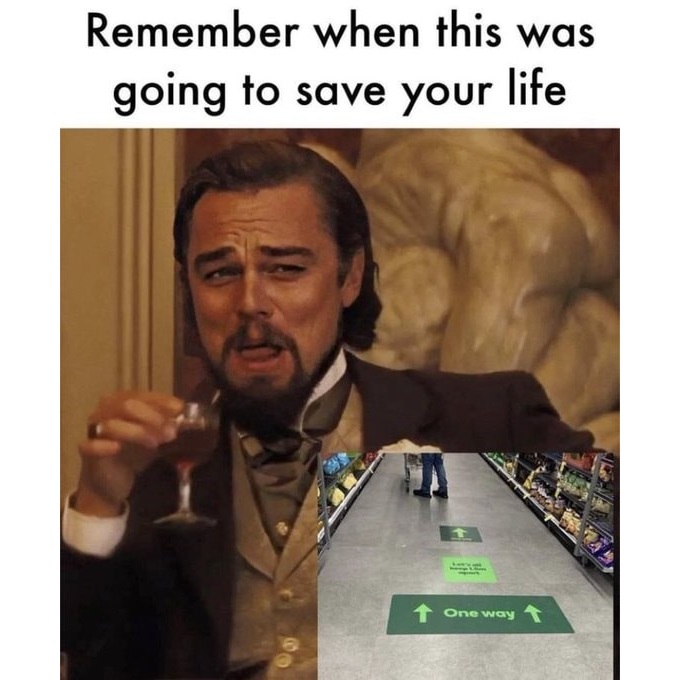 gwpro's tweet image. Remember when the floor was literal lava!  Good times... #pandemic #mandates #distancing #control #policy #FlattenTheCurve #fail #optout #VacateTheState