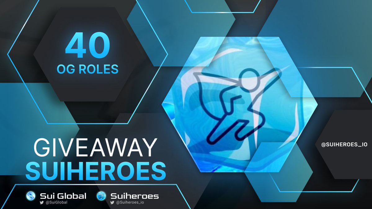 Suiheroes! 💧

Proud to announce we have partnered up with <a href="/SuiGlobal/">Sui Global</a> to Create a HUGE Giveaway! 🤝🎉

40 @OG Hero 🎉
 
1⃣ Go to app.quest3.xyz/quest/73001496…

2⃣ Complete all task.

3⃣ Claim Rewards.

10 DAYs ⏳

“Be a SuiHeroes, and receive passive income ” 

#Suiecosystem  #SuiNFT