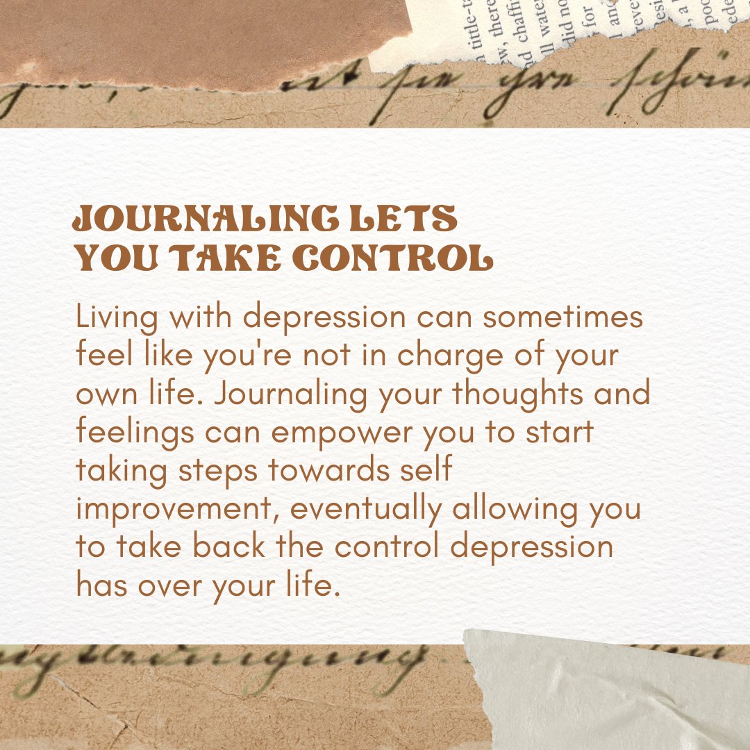 TheBenchProj's tweet photo. For the countless number of people suffering with depression, a brighter future can feel impossible to reach. That's why it's important to do simple activities that encourage positivity, like journaling. 📓 https://t.co/E7pa72PQx7