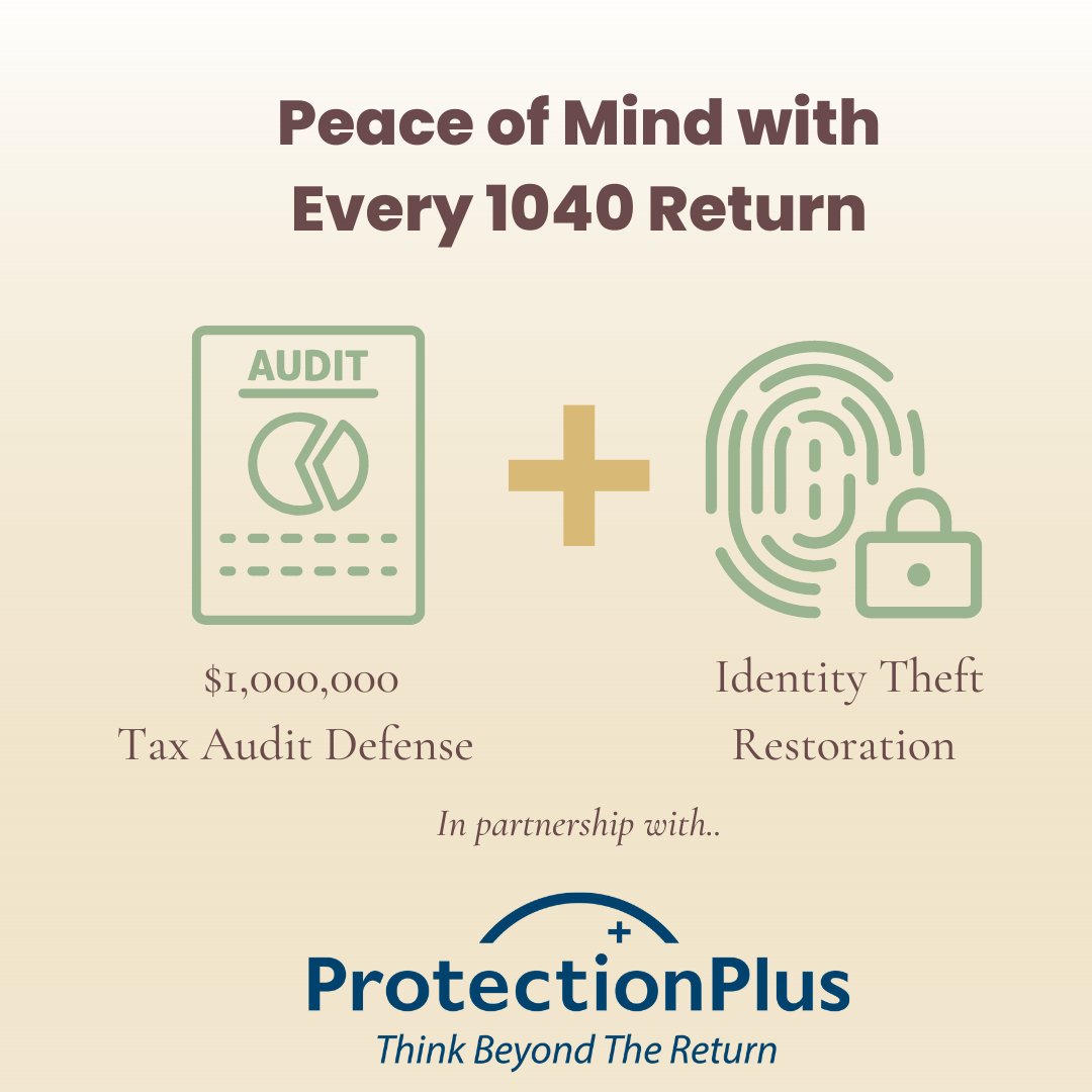 LegacyFirst_'s tweet image. Did you know we provide free audit defense when you file your 1040 tax return with us? We want you to have peace of mind even after successfully filing your return. So, if you receive a notice from the IRS, don't worry. We've got it covered !