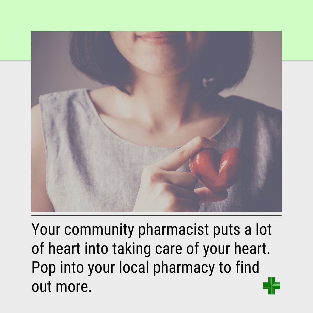You've gotta take good care of your ticker, so why not speak to your friendly community pharmacists for some advice?