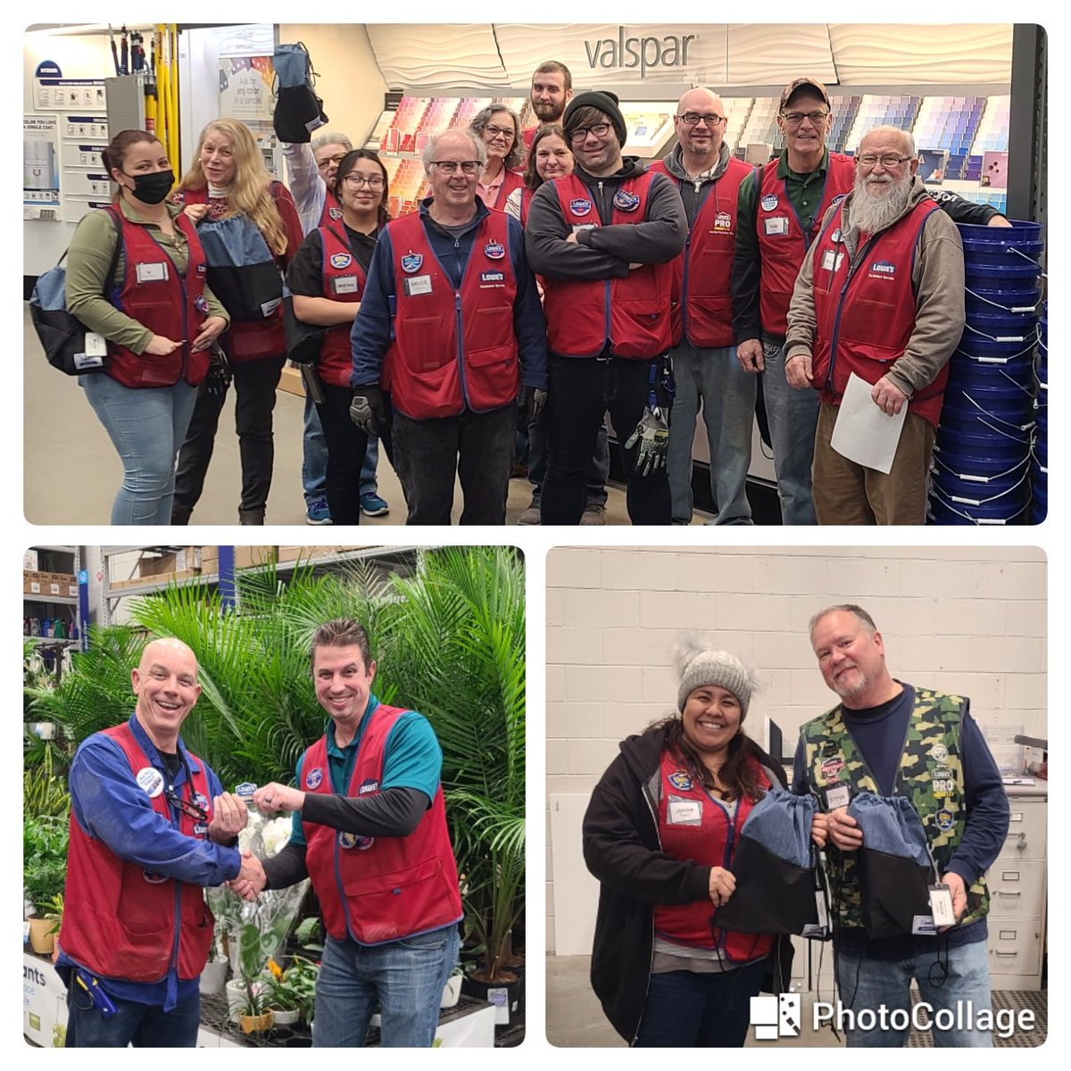 Salesfloor/Support Appreciation...  here in Cape! Associates were excited to receive the swag bags!!!and some new badges too!!!🥳 @billmann1861 <a href="/AndyD3579/">AndyD3579</a> <a href="/JaneenV_HRBP/">Janeen Valdes</a> @CramerJenell