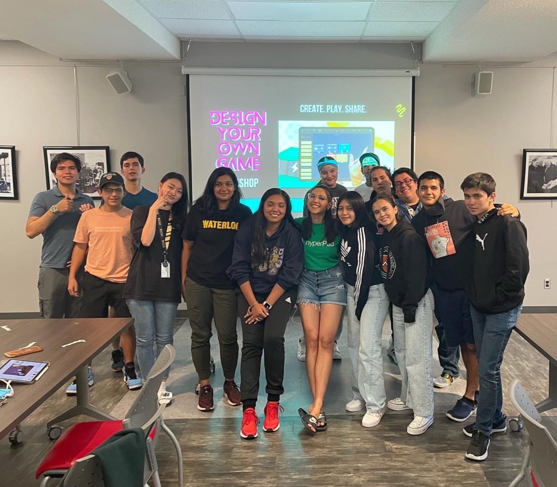 hyperPadApp's tweet photo. Join us on Feb 4th, this time with the @GamesInstitute and @uwgamedev club at QNC building room 2502 11:00 am ๐ค๐
#students #learning #university #highschool #GameJam #globalgamejam #globalgamejam2023 #hyperpad #ipad #gamedesign #workshop #code #nocode #makeyourgame #waterloo https://t.co/sOO4YSpZC0