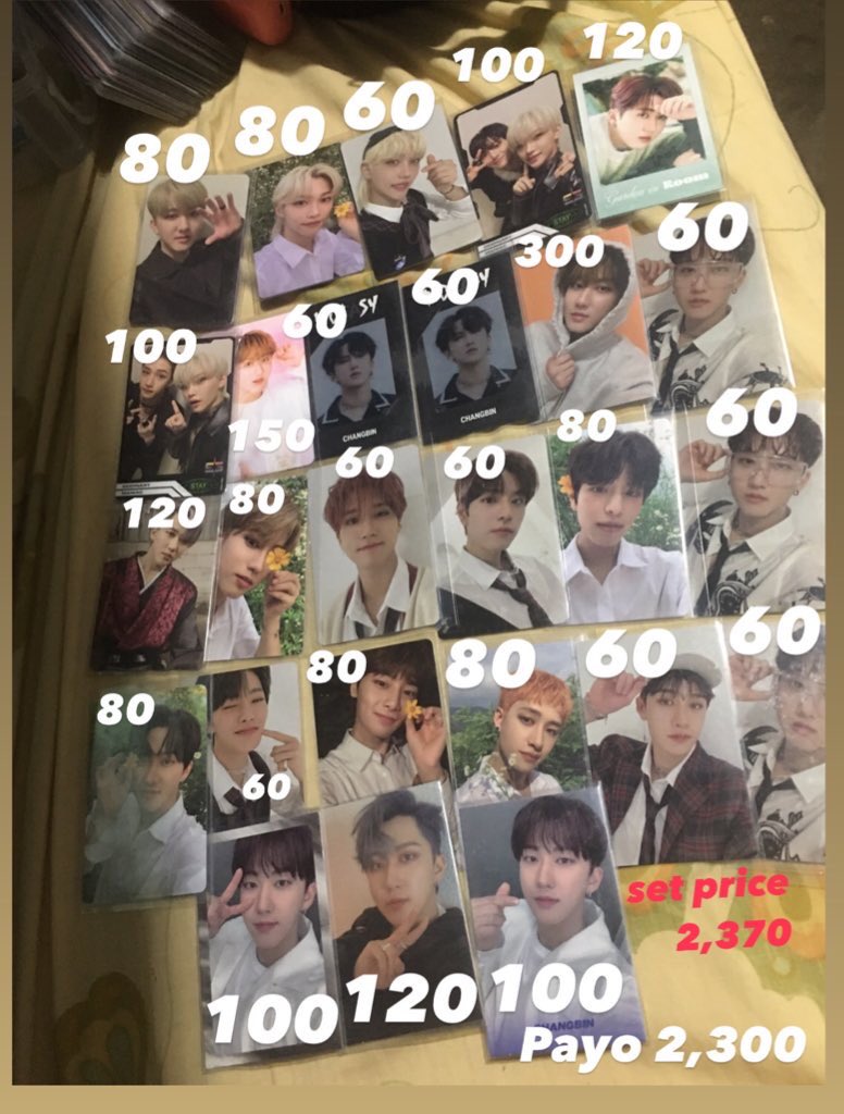 krchthdr's tweet photo. ic ic  wts lfb 

assorted stray kids photocards 

mop:gcash
mod: sdd available
loc: antipolo,rizal
set only

rfs: dupes 
pm for other details

tags: bangchan lee know minho changbin hyunjin jisung seungmin jeongin i.n noeasy jyp pob christmas evel pob go live https://t.co/m5Z92zIBm1