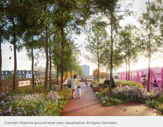 Did you know Camden is due to get its very own High Line, a beautiful park in the sky, like the one in New York, along a disused railway? They're looking for people to help shape it so why not take a look @camdenhighline? 
#camdenschool #BestGirlsSchool #greenspacesinurbanplaces