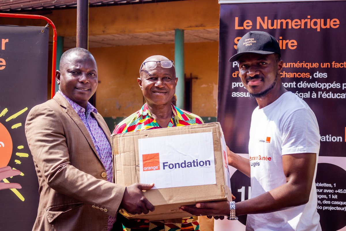 Fondation Orange Guinée tweet media