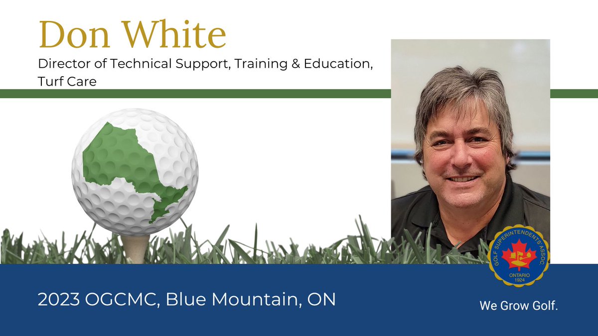 OGSA (@ontariogsa) on Twitter photo Please welcome our first speaker of the day, Don White from Turf Care, as he steps on stage to discuss the impacts of mowing equipment maintenance on turfgrass health! Thanks for being here Don! <a href="/Gr8estShowOnTRF/">Turf Care Commercial</a> Please welcome our first speaker of the day, Don White from Turf Care, as he steps on stage to discuss the impacts of mowing equipment maintenance on turfgrass health! Thanks for being here Don! <a href="/Gr8estShowOnTRF/">Turf Care Commercial</a>