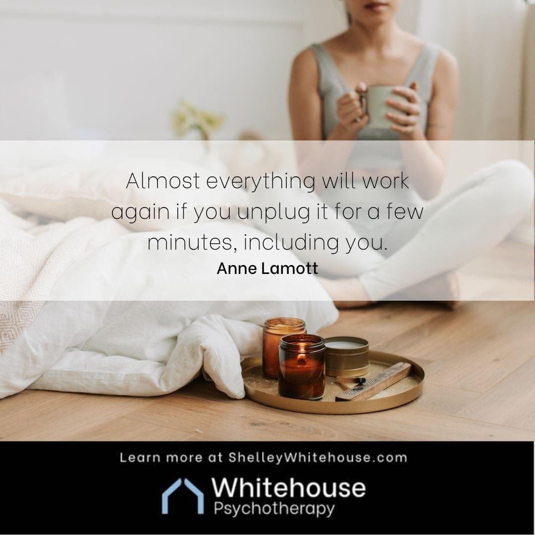 Psychotherapyw9's tweet photo. When was the last time you truly unplugged? Checking your work emails while watching TV doesn’t count! Taking time to truly relax is important to managing stress.

#Psychotherapy #Therapy #MentalHealth #Toronto #TorontoTherapy #Therapist https://t.co/p4CEIdH3om
