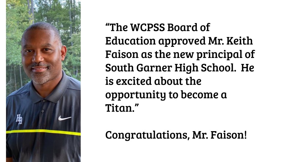 South Garner High School tweet media