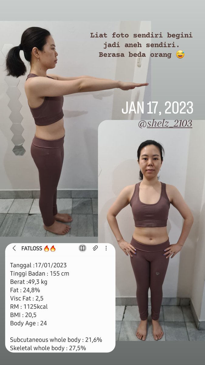 shelz_SB's tweet image. Me vs Me
Then vs Now
Jangan angka timbangan aja yang diperhatiin, tp lemak dalam tubuh juga sangat penting, dan berpengaruh buat metabolisme.
#twsprogram #programtws #diet #healthylifestyle #ThenVsNow