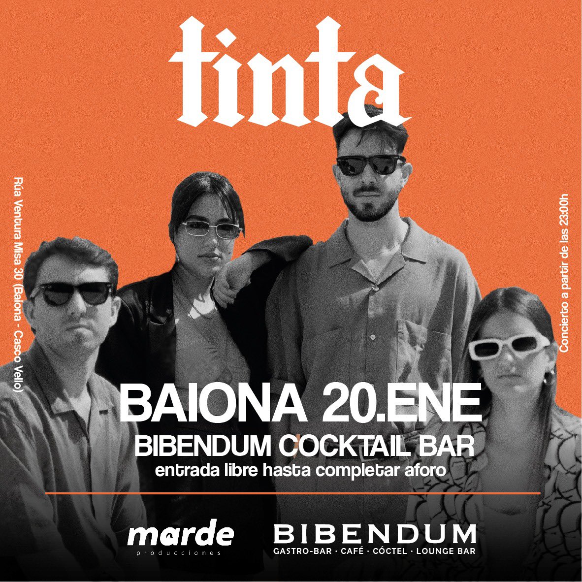 mardeprodu's tweet photo. Este viernes en Baiona, Pontevedra #tinta a las 23:00h en Bibendum https://t.co/2uO2AJkloZ