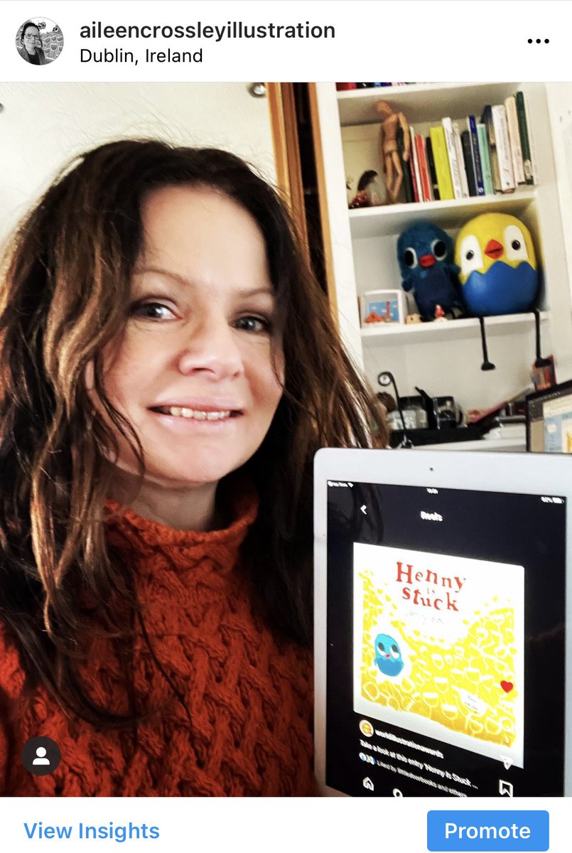 Happy happy author/illustrator at being a featured entrant on the <a href="/theaoi/">The AOI</a> world illustration awards  insta with my debut picturebook ‘Henny is Stuck’. 
.
Out March 13th. Published by <a href="/LDDebuts/">Little Door Debuts</a> <a href="/littledoorbooks/">Little Door Books</a> Thank you 🙌🏻