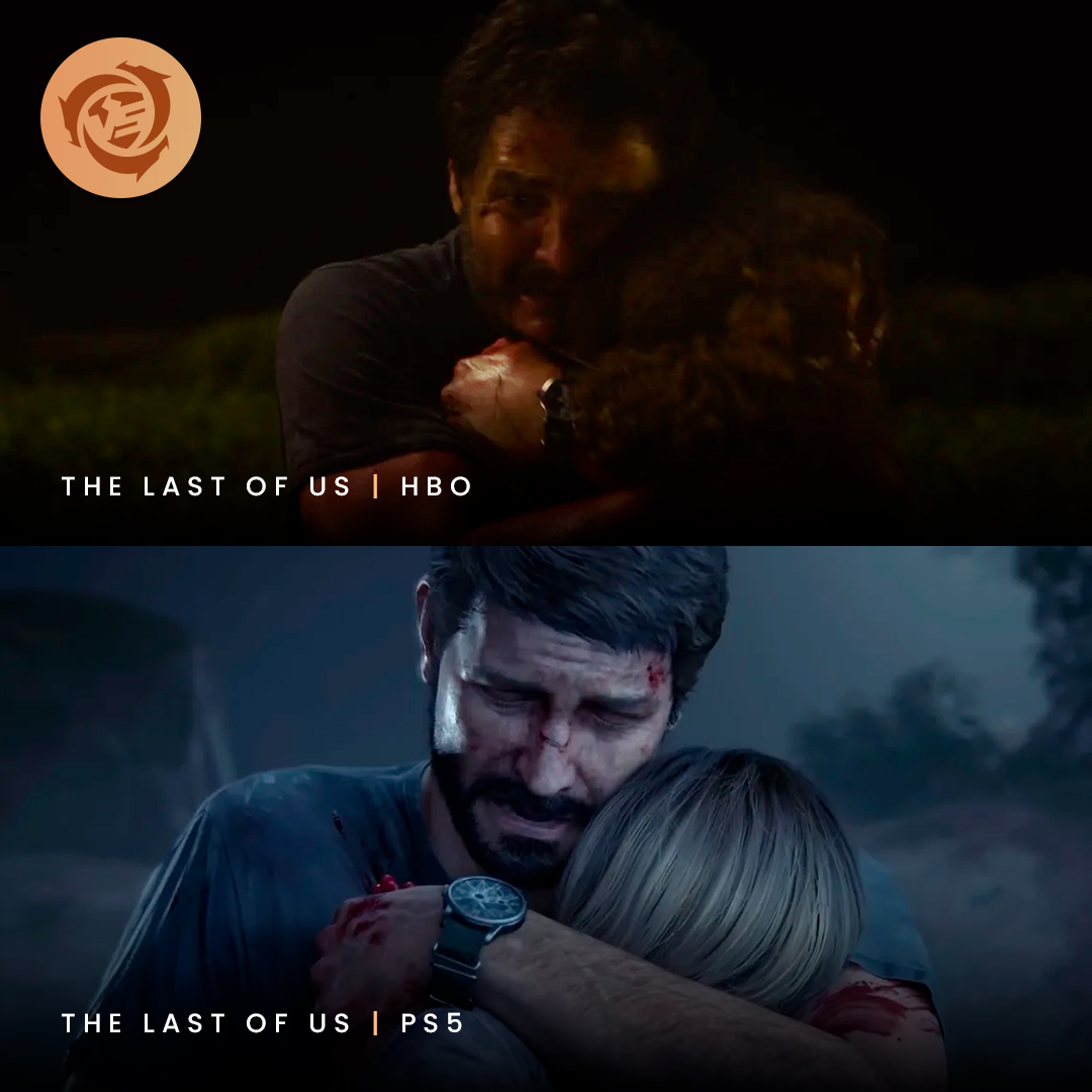 VersusGamingOk's tweet photo. El primer capítulo de TLOU de HBO es una fiel adaptación al exitoso juego de PlayStation. Para mostrarles qué tan fiel es decidimos recopilar imágenes del estreno de la serie y las colocamos junto a imágenes de la obra maestra de Naughty Dog 😉

¿Qué te pareció el capitulo? 🤔 https://t.co/ZT1TXnpfuS