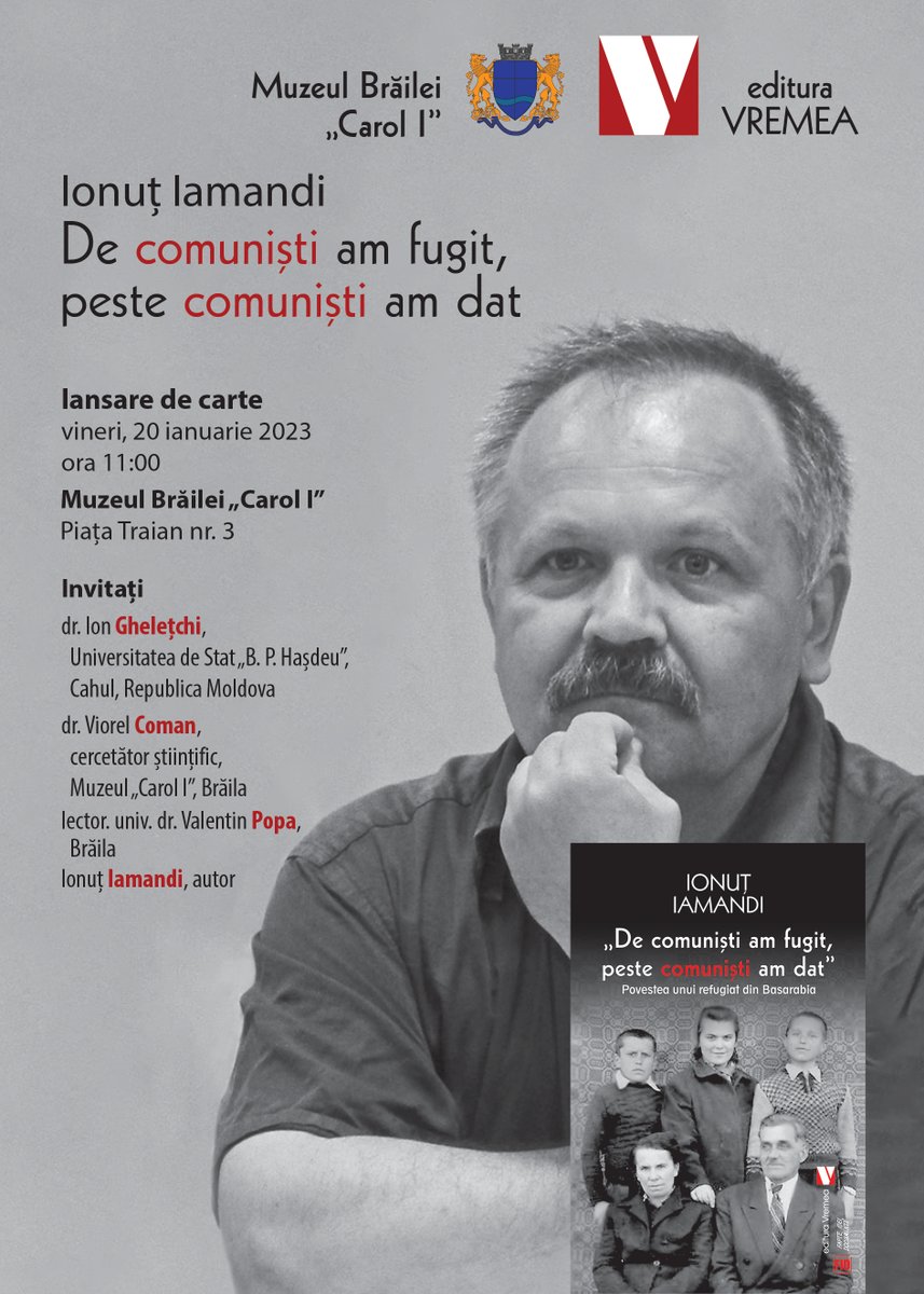 IIamandi's tweet photo. lansare de carte la #braila: bunicul meu vs. regimul comunist https://t.co/VAH4yvJ4Q9