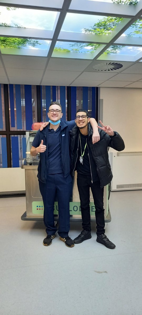 Christian has really enjoyed his first day on his second placement with the Porters! Nathan is a fantastic mentor <a href="/SalfordCO_NHS/">Salford Care Organisation</a> @NCAlliance_Jobs <a href="/weare_pure/">Pure Innovations</a>