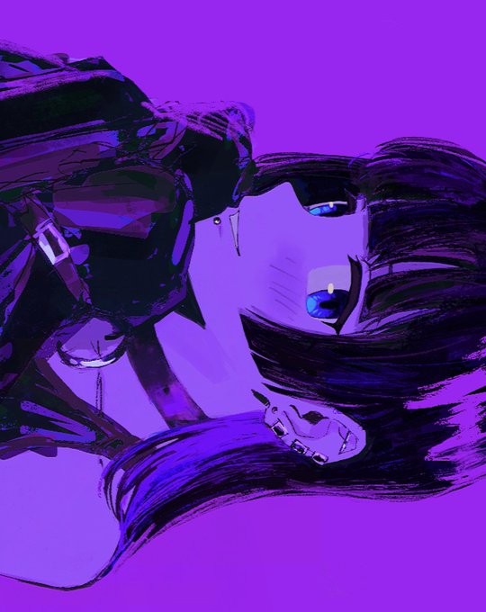 「前髪 紫」のTwitter画像/イラスト(新着)｜4ページ目