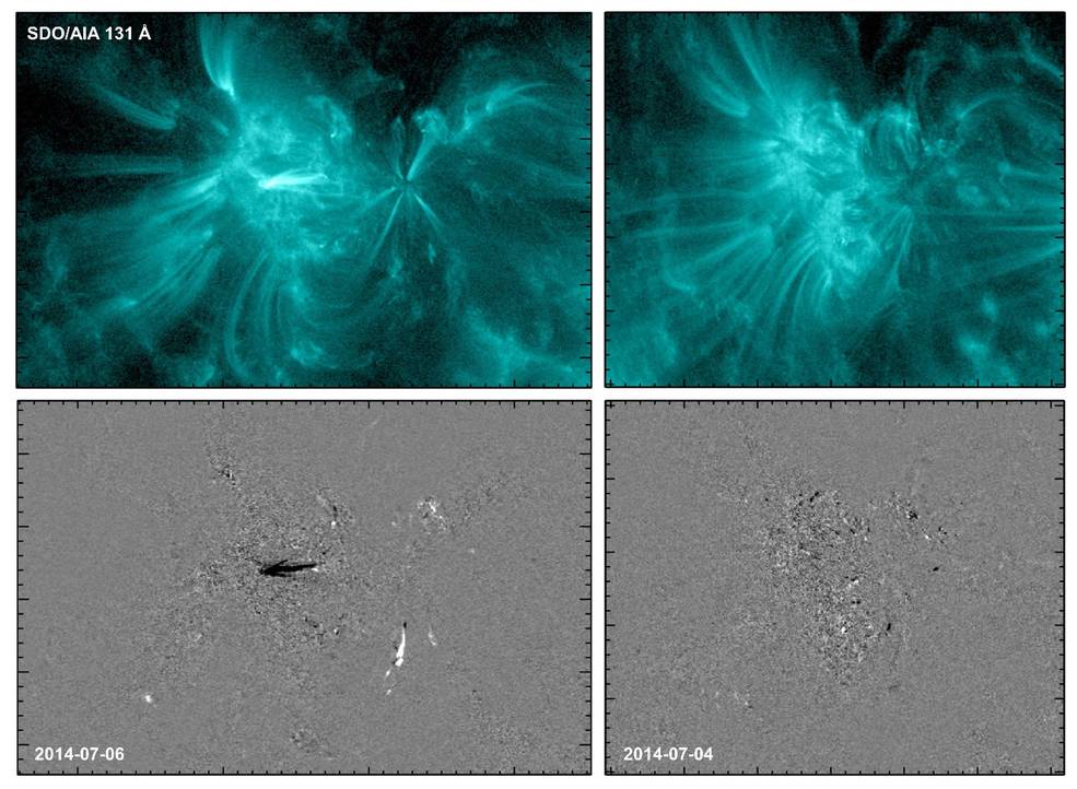 Los destellos del Sol podrían ayudar a los científicos a predecir las erupciones solares. Lee la noticia completa en este link de nuestra web: mdscc.nasa.gov/index.php/2023…