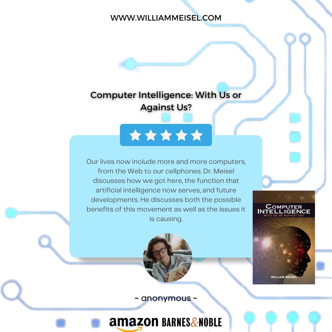 BillMeisel's tweet photo. Future advances, the current role of AI, and how we got here are all topics that Dr. Meisel addresses. He talks about the potential upsides and downsides of this trend.
.
Check this out: https://t.co/U5MaG2Gvf6

#partnership #computer #computertechnology #humancomputerinteraction https://t.co/EbYewVKJ7i