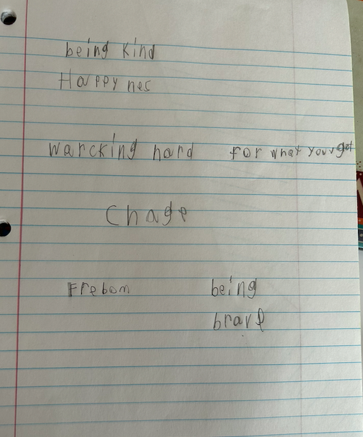 MsHatcher17's tweet photo. Today students listened to the book "Change Sings" by @TheAmandaGorman students were active listeners and even completed a Sketch and Jot with the word Change. #collectingideas #RESEteacherswrite #appteacherswrite https://t.co/dNF1AXZ4ve
